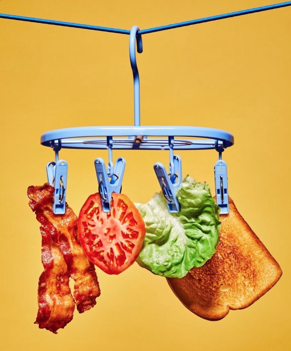 BLT food styling reference